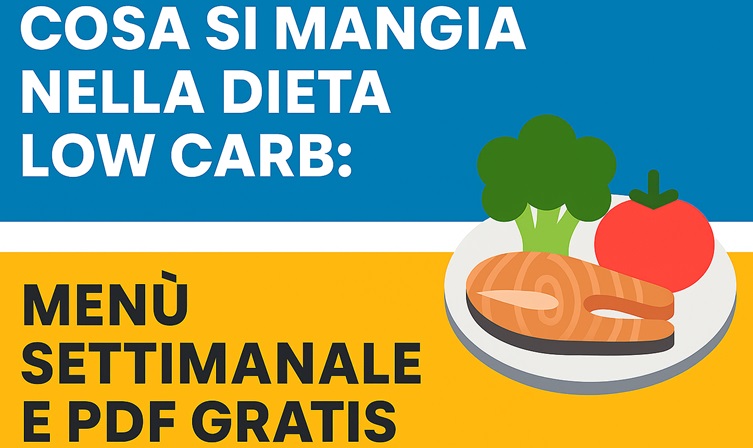 Cosa si mangia nella dieta Low Carb low Carb menu settimanale