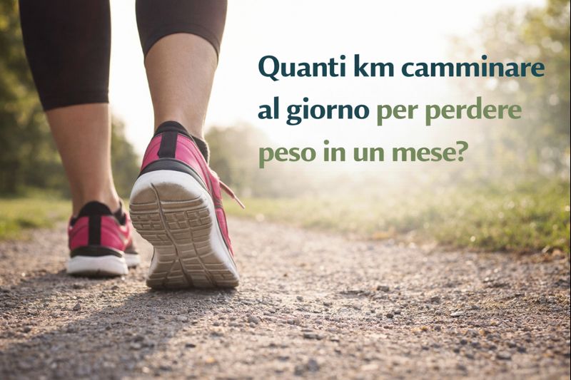 Quanti km camminare al giorno per perdere peso in un mese Quanti km camminare al giorno per perdere peso in un mese