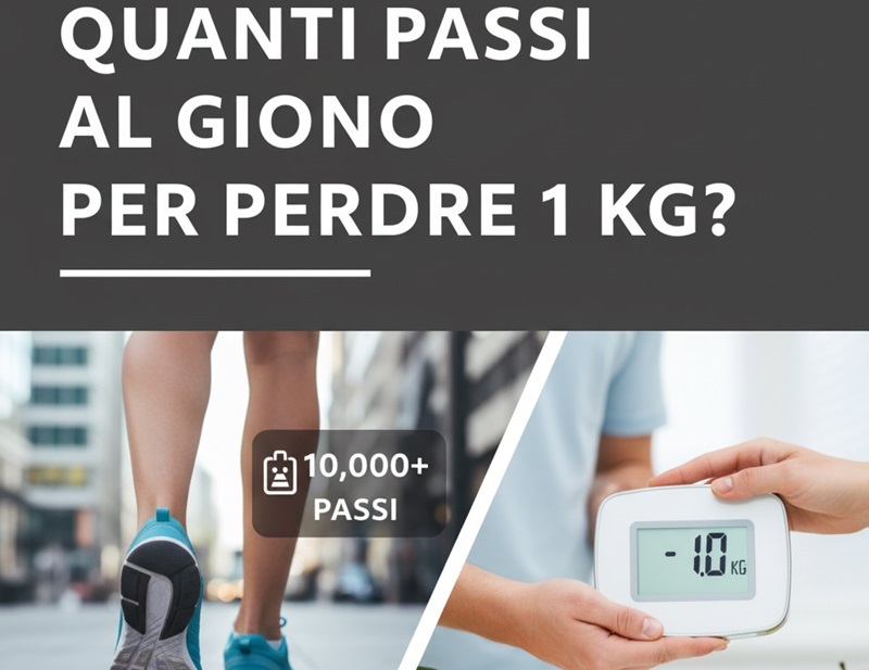 Quanti passi fare al giorno per perdere 1 kg Quanti passi fare al giorno per perdere 1 kg