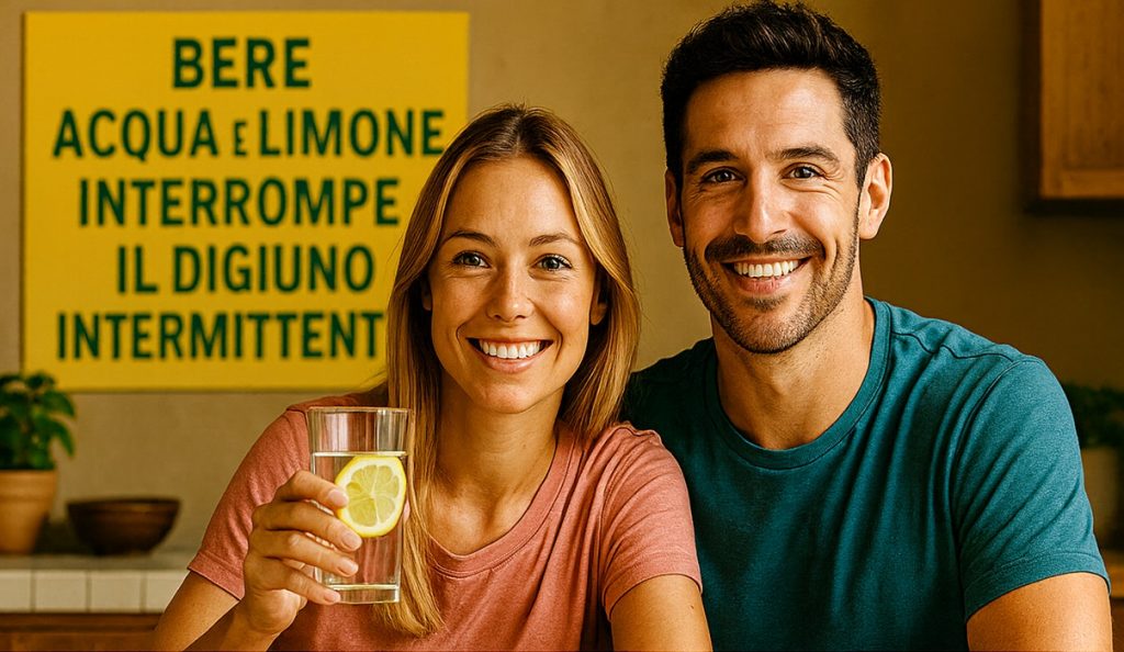 Bere acqua e limone interrompe il digiuno intermittente