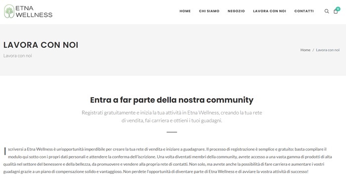 etna wellness lavoro recensioni