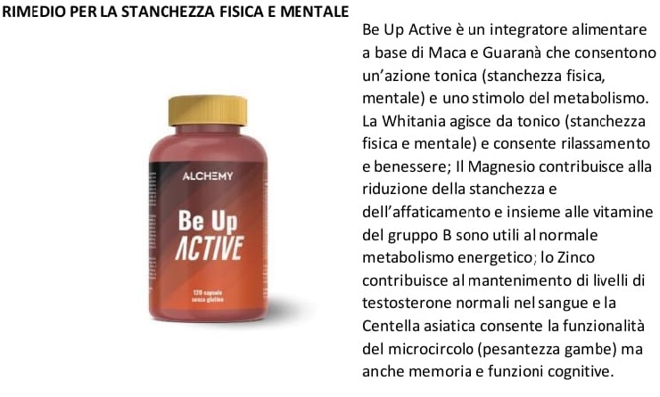 Be Up Active integratore Be Health