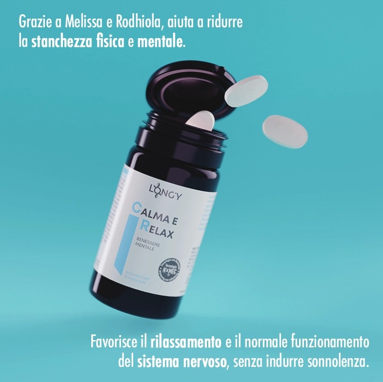 Calma e Relax Longy integratore rilassante Calma e Relax Longy integratore rilassante