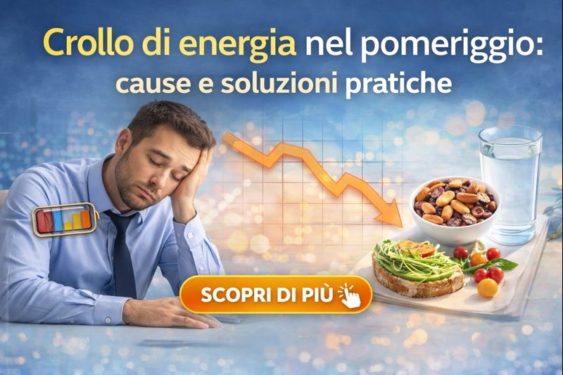 Sonno dopo pranzo e Crollo di energia nel pomeriggio Sonno dopo pranzo e Crollo di energia nel pomeriggio