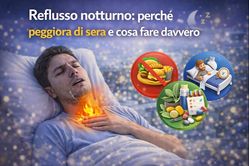 Reflusso notturno cosa fare Reflusso notturno cosa fare