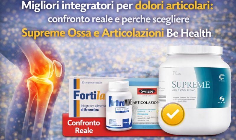 Migliori 4 integratori per dolori articolari