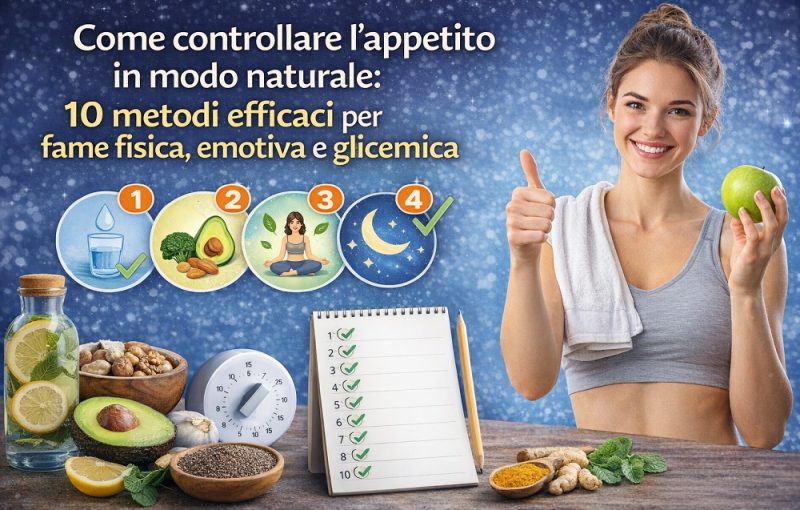Come controllare l'appetito in modo naturale
