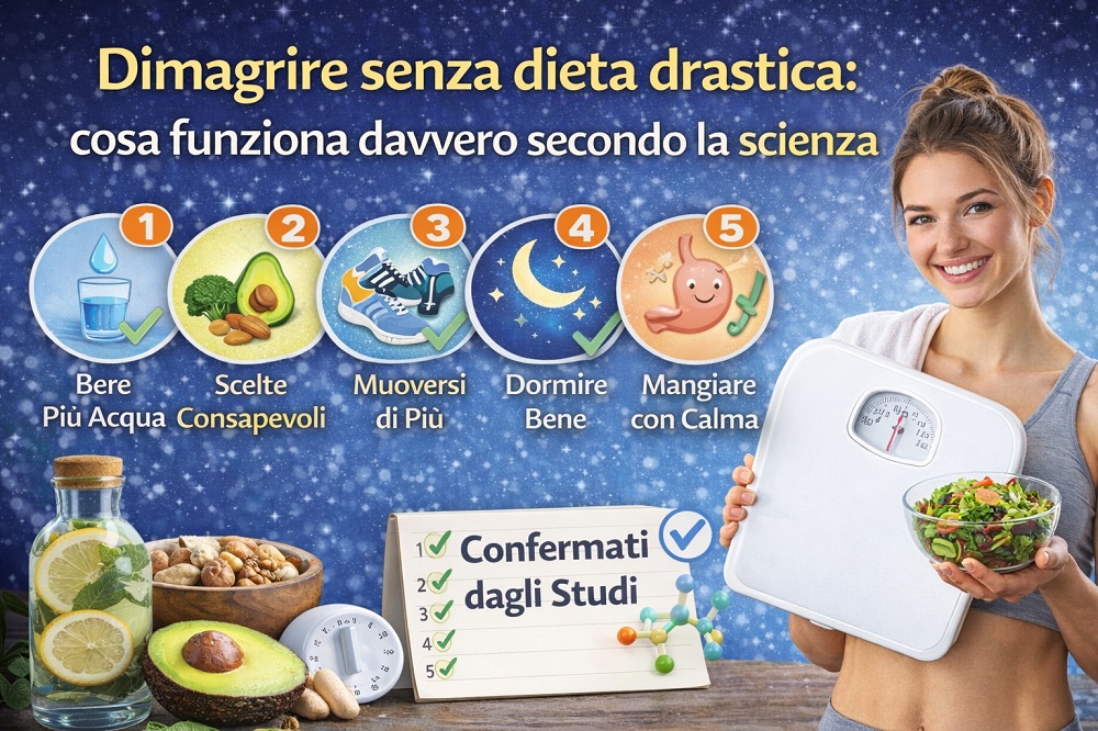 Dimagrire senza dieta drastica