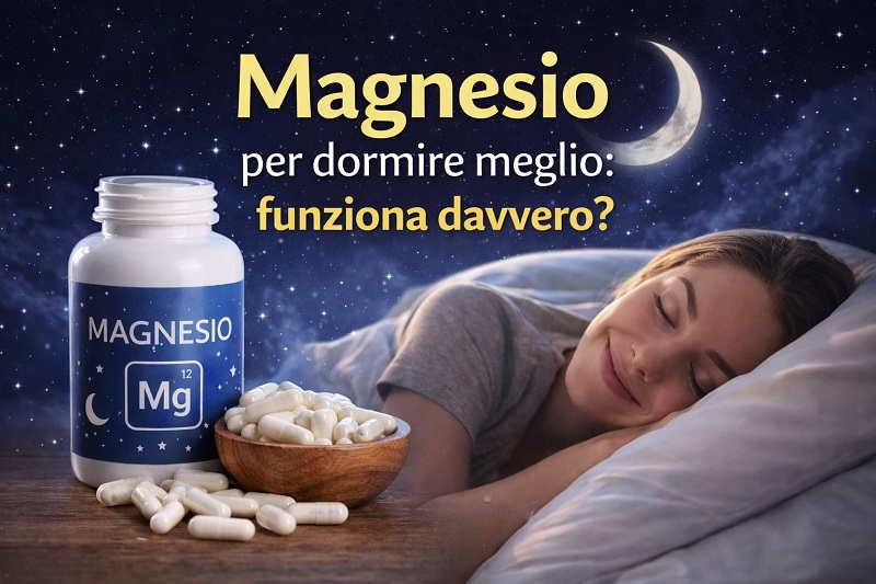Magnesio per dormire meglio funziona davvero