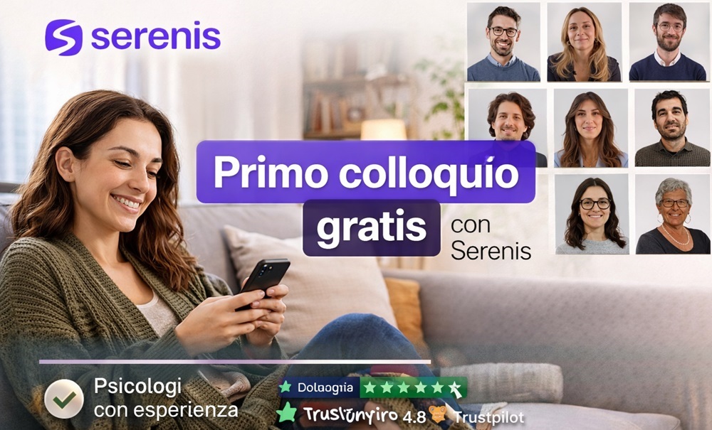 primo colloquio gratis Serenis banner
