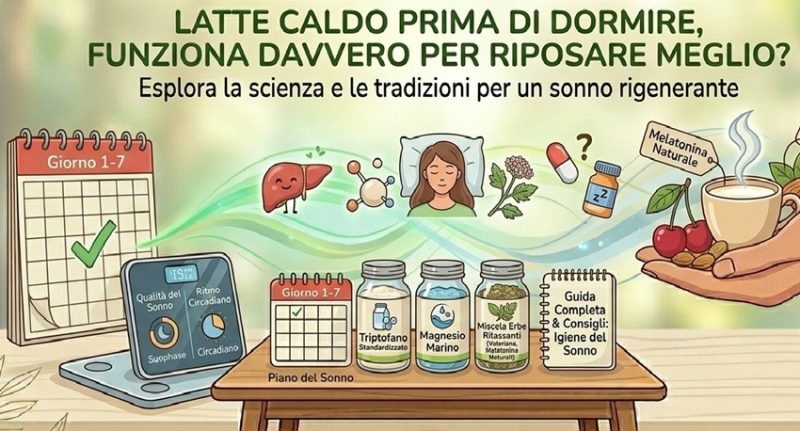 Latte caldo prima di dormire